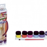 Acrylverf voor keramiek, glas en stenen - set van 6 stuks