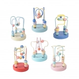 Jouet en bois classique du monde à labyrinthes en fil pour enfants