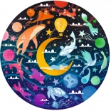 Puzzel 500 stukjes kleurenpalet – dromen