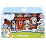Schoolpakket 4 stuks Bluey-figuren