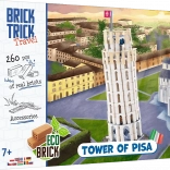 Jeu de construction en briques BRICK TRICK Travel – Tour penchée de Pise (260 pièces)