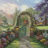 Puzzle Häuschen mit Kolibris 1000 Teile