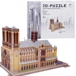 3D-puzzel kathedraal Notre‑Dame, 77 stukjes