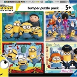 Puzzle Ravensburger Minions 2 : Un méchant arrive 4x100 pièces
