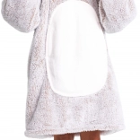 Cozy Noxxiez warme hoodiedeken met capuchon Konijn voor kinderen van 7–12 jaar