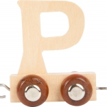 Wooden Alphabet Wagon Letter P – small foot