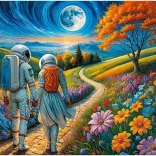 Puzzle CHERRY PAZZI – Kosmische liefde, 1000 stukjes