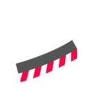 Buitenkantvlakken voor hellende bocht 4/15° voor racebanen CARRERA EVOLUTION, DIGITAL 132 en DIGITAL 124