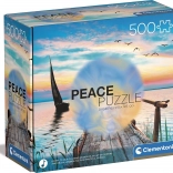 puzzel 500 stukjes CLEMENTONI Peace Collection – Peaceful Wind