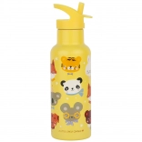 Roestvrijstalen drinkfles Dierenvrienden 500 ml van A Little Lovely Company
