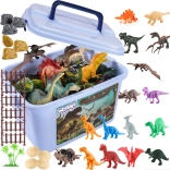 Set of 40 Dinosaur Figures WOOPIE