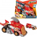 T-Racers Mix ’N Race Fire Launcher Truck – truck with launcher
