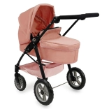 2-in-1 Pink Doll Stroller