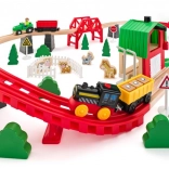Wooden Train Set: Life on the Farm