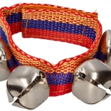 Goki bracelet à grelots pour poignet et cheville avec fermeture velcro