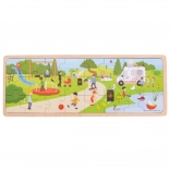 Children's Wooden Puzzle In the Park