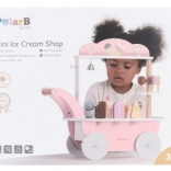 houten verrijdbare 3-in-1 kraam banketbakker en ijssalon POLARB van VIGA