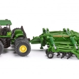 Tractor John Deere en set voor ploegen