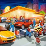 Puzzle 60 Teile – Tankstelle