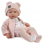 Realistic baby doll with soft cloth body 36 cm