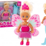 Mini doll 2-in-1 Mermaid Fairy Tail Wings