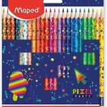 Kleurpotloden MAPED Pixel Party 24 stuks