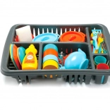 Dish Set for Little Homemakers with Drainer