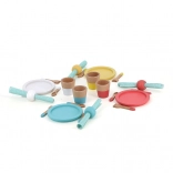 VILAC Holz-Essgeschirr-Set für Kinder, 28-teilig