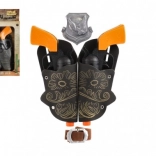 Set of Cowboy Pistols with Holsters for Kids, 2 pcs