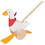 Oie en bois à pousser Berta