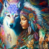 Puzzle Indigenous Princess 1000 Pieces