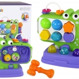 Panneau éducatif dinosaure Whac-A-Mole Sorter Game pour enfants Violet