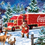 Puzzel Kersttruck Coca Cola 1000 Stukken