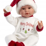 Llorens New Born realistic talking baby doll 45 cm with soft body