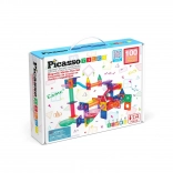 Magnetische bouwset PICASSO – 100 stuks knikkerbaan
