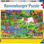Ravensburger puzzel Magisch bos 2x24 stukken