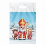 Plastic gift bag with St. Nicholas motif 29×46 cm