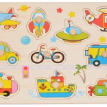 Puzzle en bois Transport
