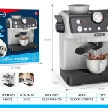 Machine à café pour enfants avec lumières et sons – gris