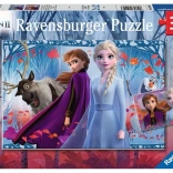 RAVENSBURGER Puzzle Frozen 2, 2x12 pieces