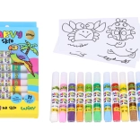 Glitter glass paints 11+1, 10 ml