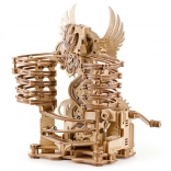 3D houten knikkerbaan MARBLE RUN DRAGON van IDVENTURE