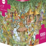 Puzzel HEYE Boomhutten 1000 stukjes