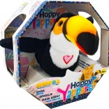 Steppos Happy Yappers toucan – oiseau parlant interactif à porter au poignet