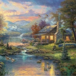 Schmidt Puzzle in Blechdose Naturparadies 500 Teile