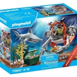 Playmobil chasse au trésor avec sous-marin