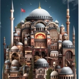 Puzzel Hagia Sofia 1000 stukjes