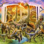 RAVENSBURGER Puzzel Encyclopedie van dinosaurussen XXL 300 stukjes