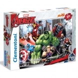 Puzzle CLEMENTONI Avengers Prêts pour le combat MAXI 104 pièces