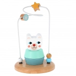 Vilac labyrinthe motorisé avec ours en peluche